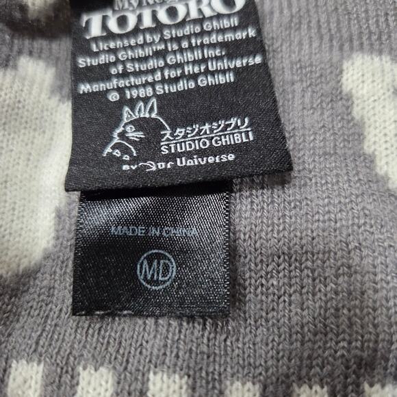 Our Universe Studio Ghibli My Neighbor Totoro Patterned Fair Isle Sweater Size M - Picture 4 of 8